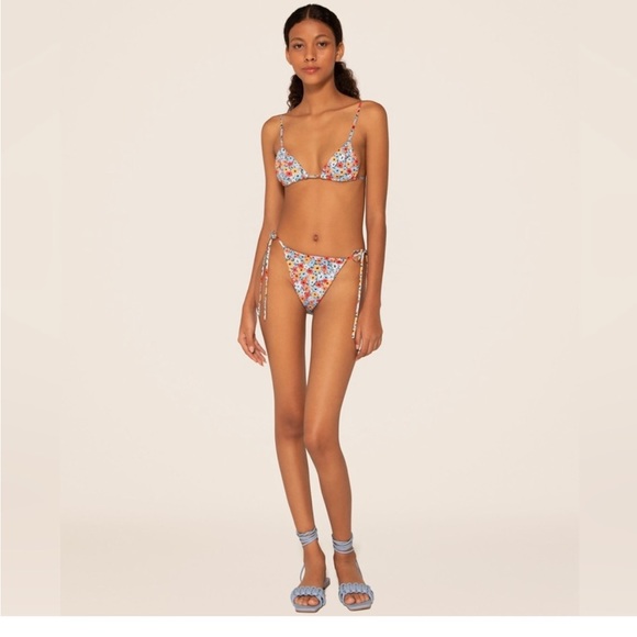 Agua by Agua Bendita SABINA LA FANIA ATARDECER BIKINI set - Picture 3 of 10